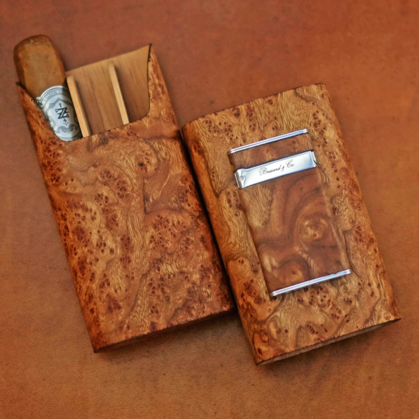 The "Sottile" Lighter - Carphatian Burl
