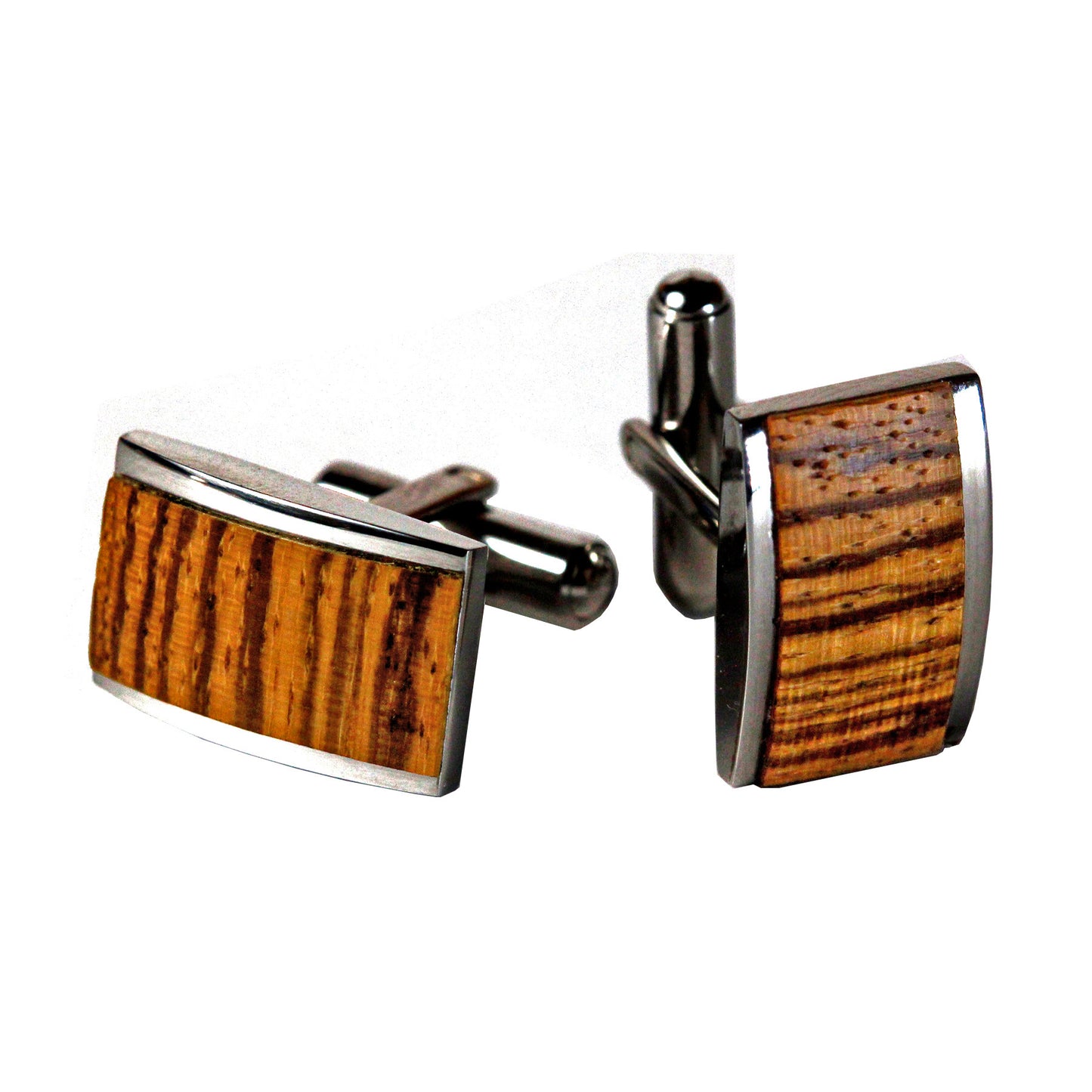 Cufflinks - Zebrawood