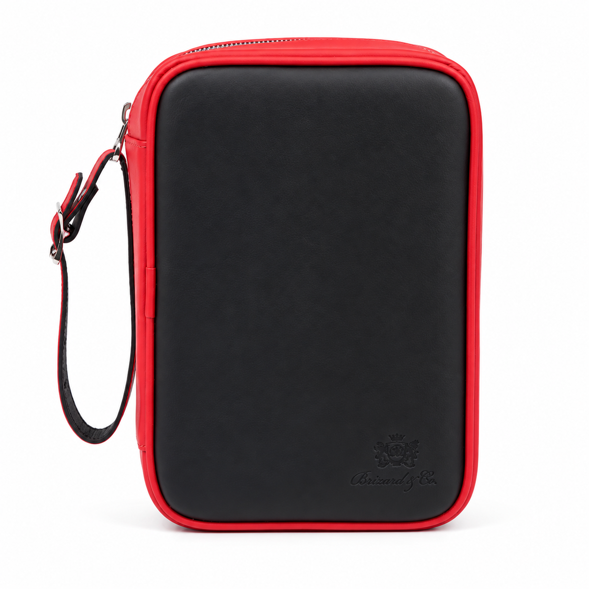 Havana Traveler (Valuables Pouch) - Red and Black Leather