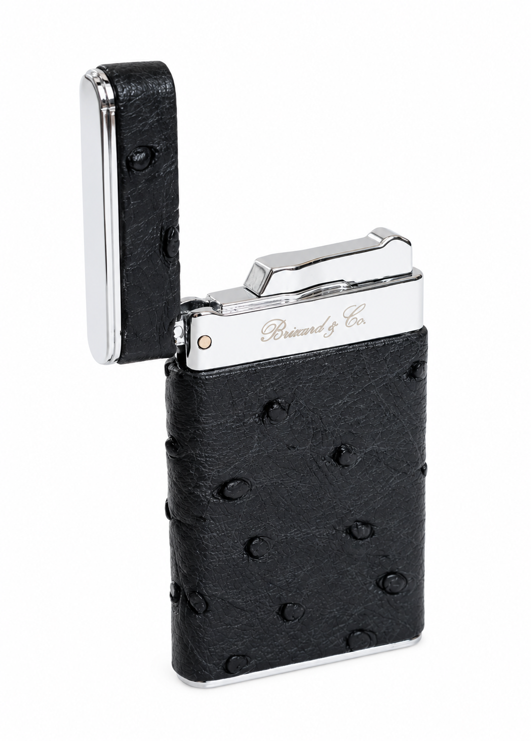 The "Sottile" Lighter - Ostrich Black