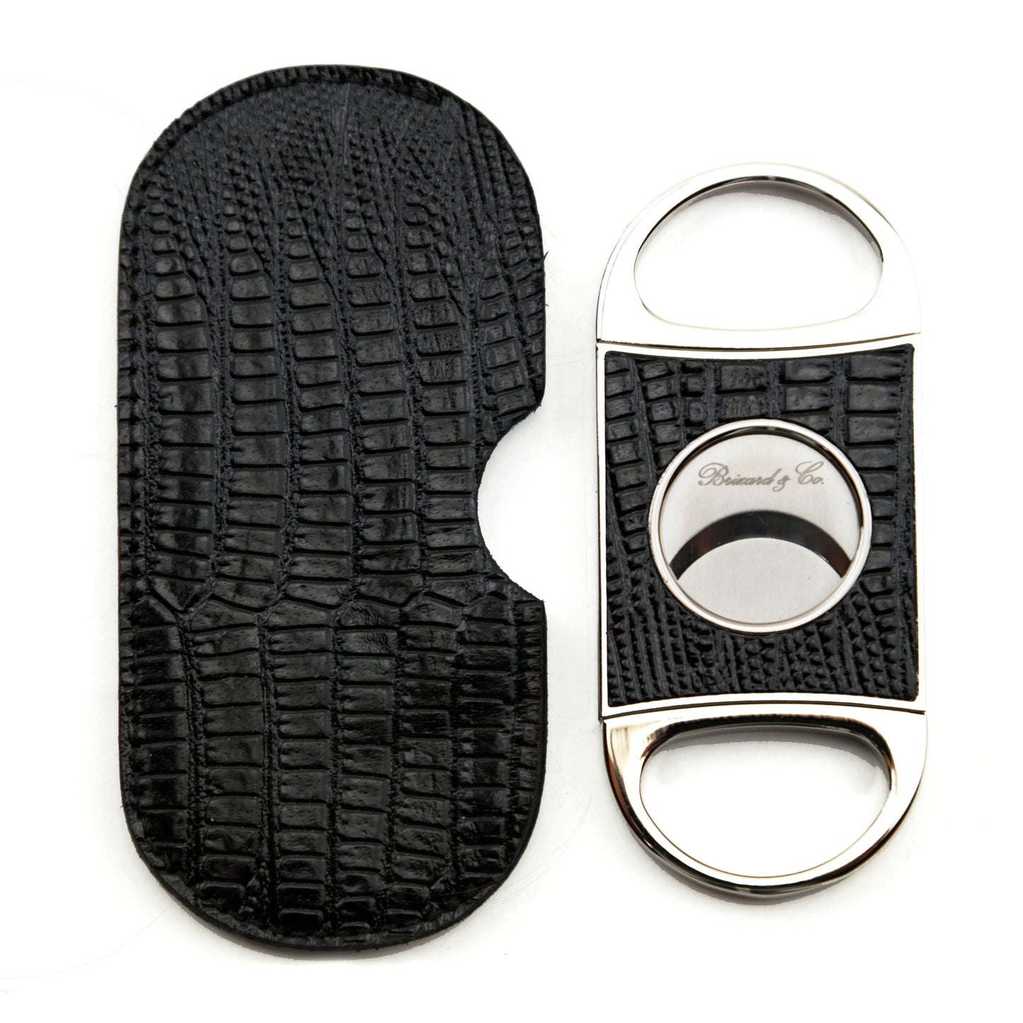Double Guillotine Series 2 Cutter - Lizard Pattern Black