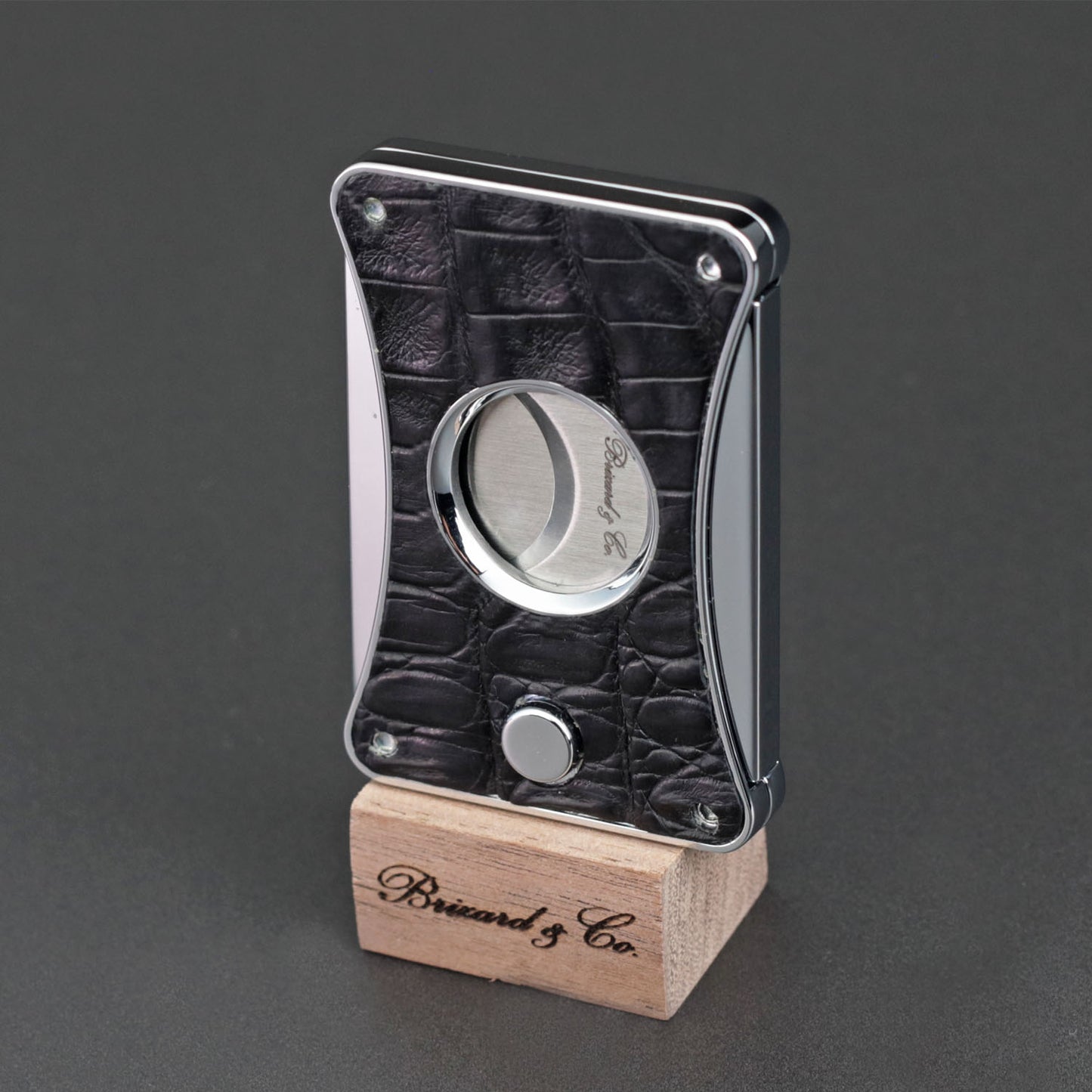 The "Elite Series 2" Cutter - Genuine Black Caiman Alligator