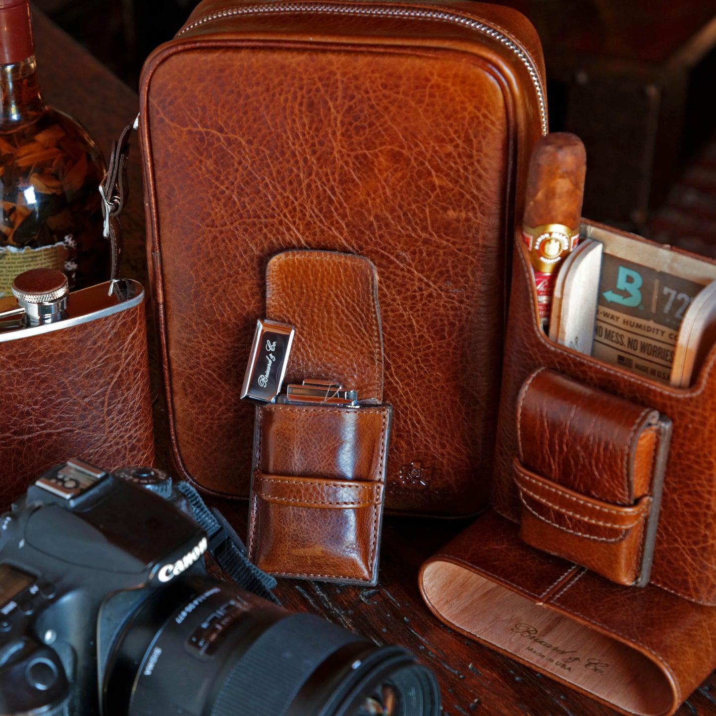 Havana Traveler - Antique Saddle Leather