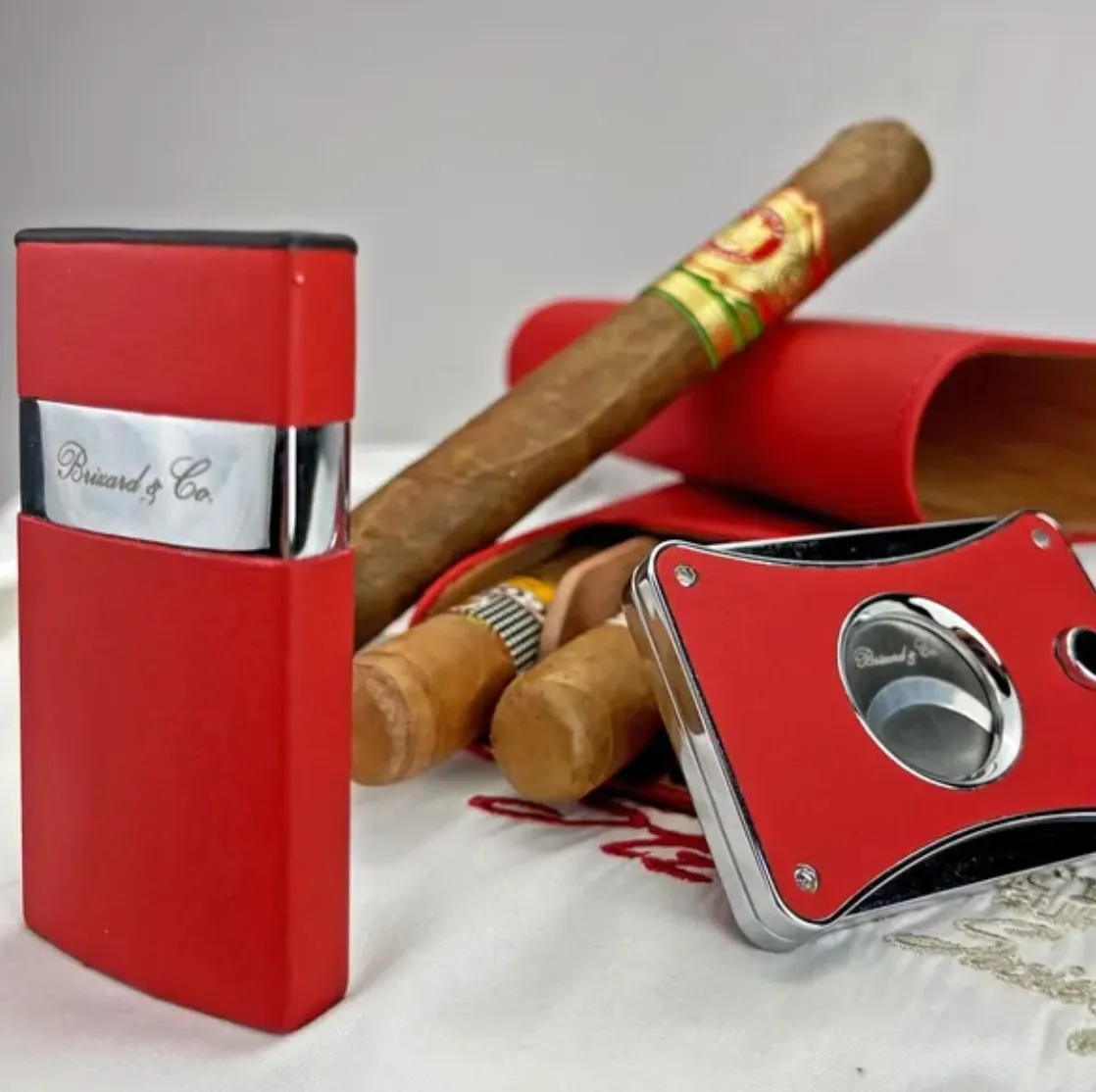 The "Elite Series 2" Cutter - Red Leather