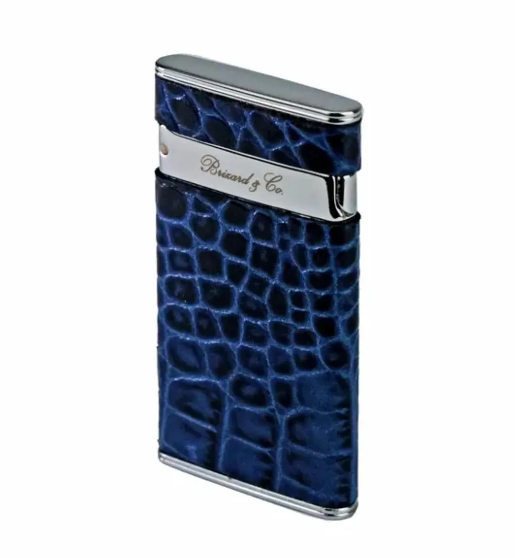 The "Sottile" Lighter - Indigo Croco Pattern