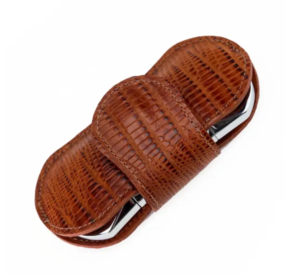 The "V" Cutter - Havana Lizard Pattern