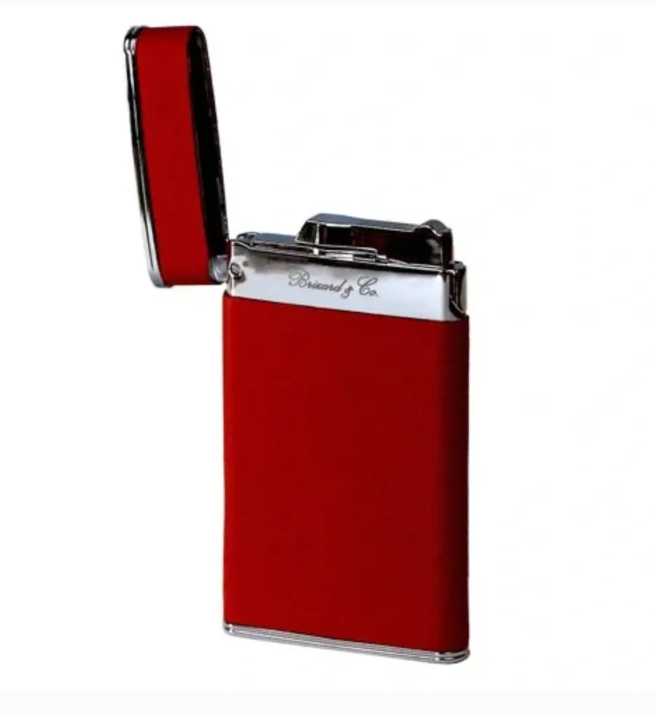 The "Sottile" Lighter - Red Leather