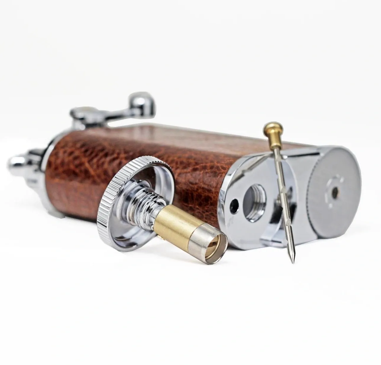 Gatsby Lighter - Antique Saddle Leather