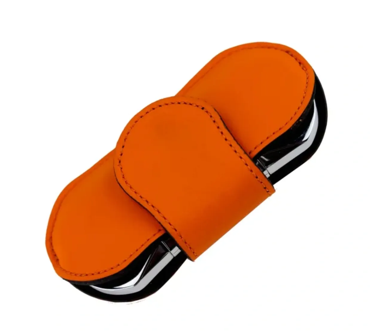 The "V" Cutter - Orange Leather