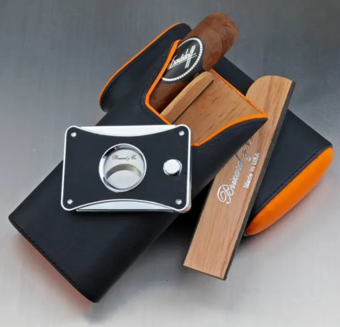 The "Elite Series 2" Cutter - Black Leather
