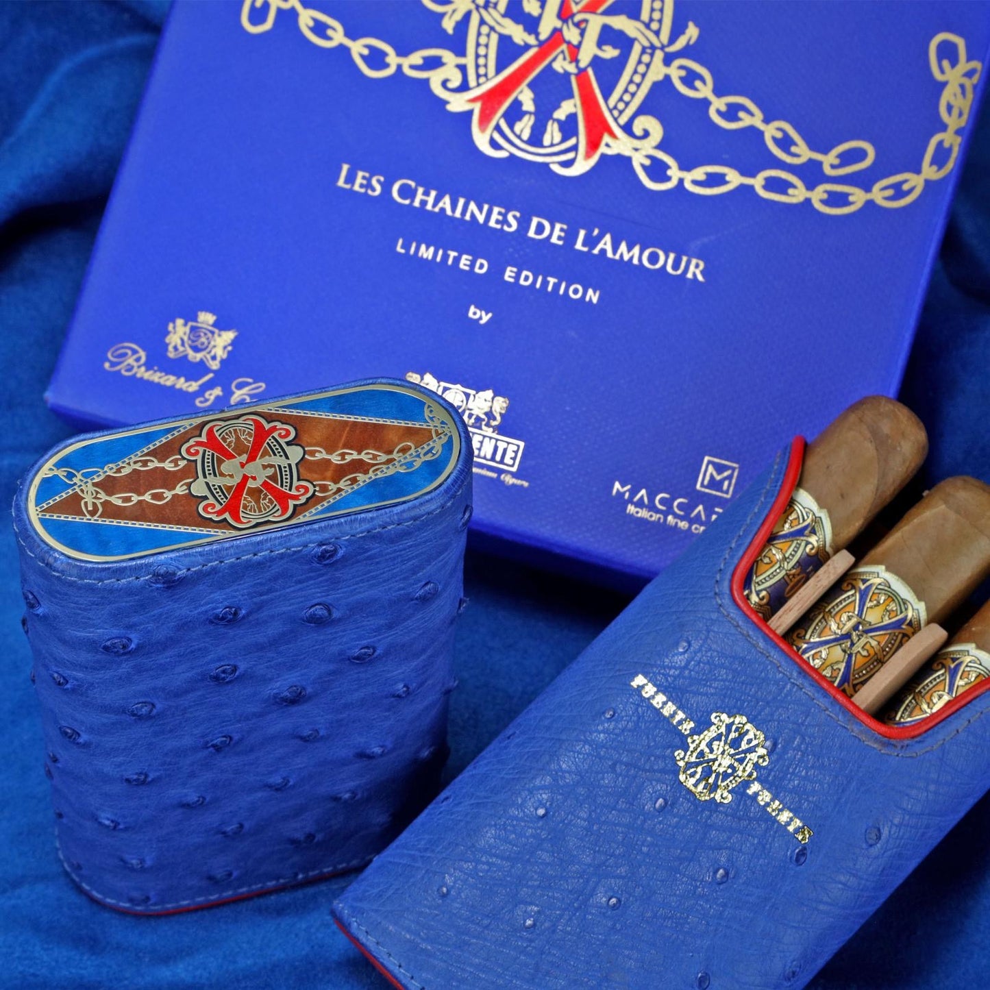 The "OpusX" Cigar Case - Limited Edition (Blue)