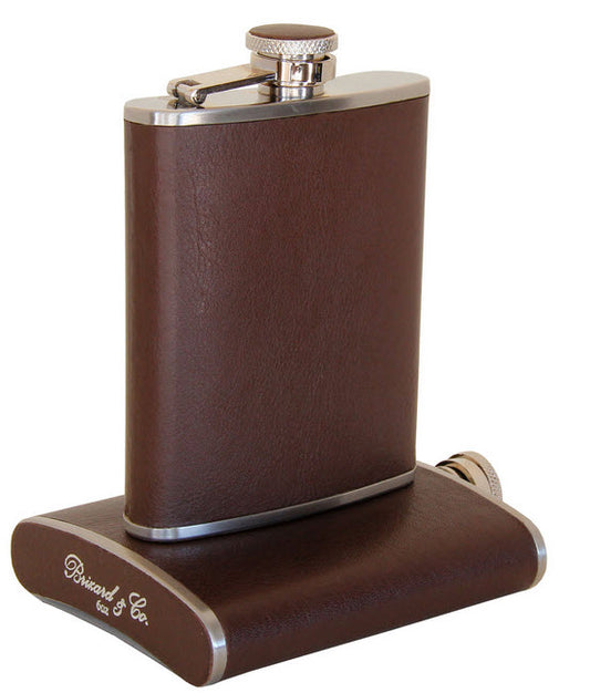 The Flask - Coffee Leather