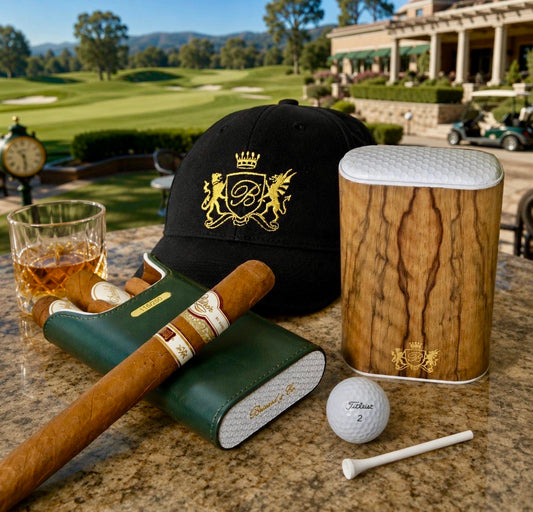 The "Show Band" 3 Cigar Case - Golf Heritage Collection (Limited Edition)