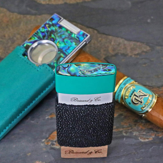 Venezia Lighter - Abalone and Stingray Leather Collection