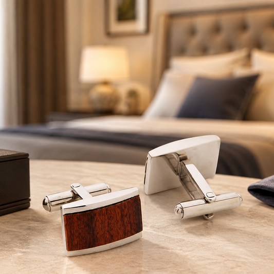 Cufflinks - Rosewood