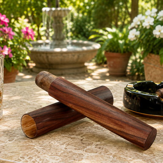 The Single Cigar Tube - Rosewood