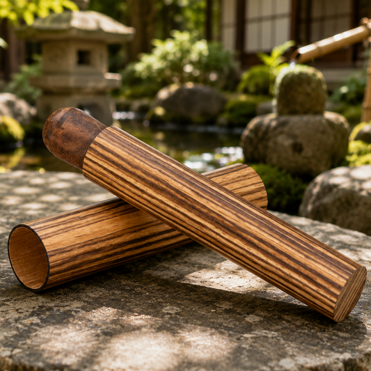 The Single Cigar Tube - Zebrawood