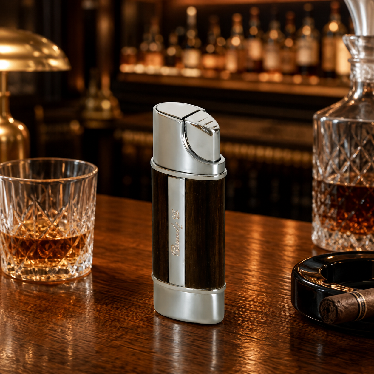 The "Nano" Lighter - Macassar Ebony