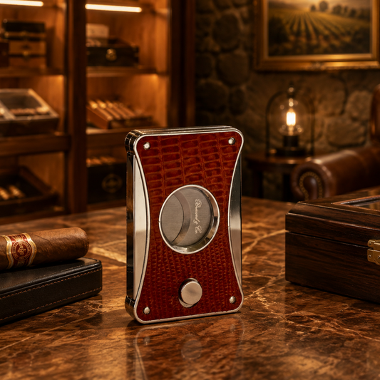 The "Elite Series 2" Cutter - Lizard Pattern Havana