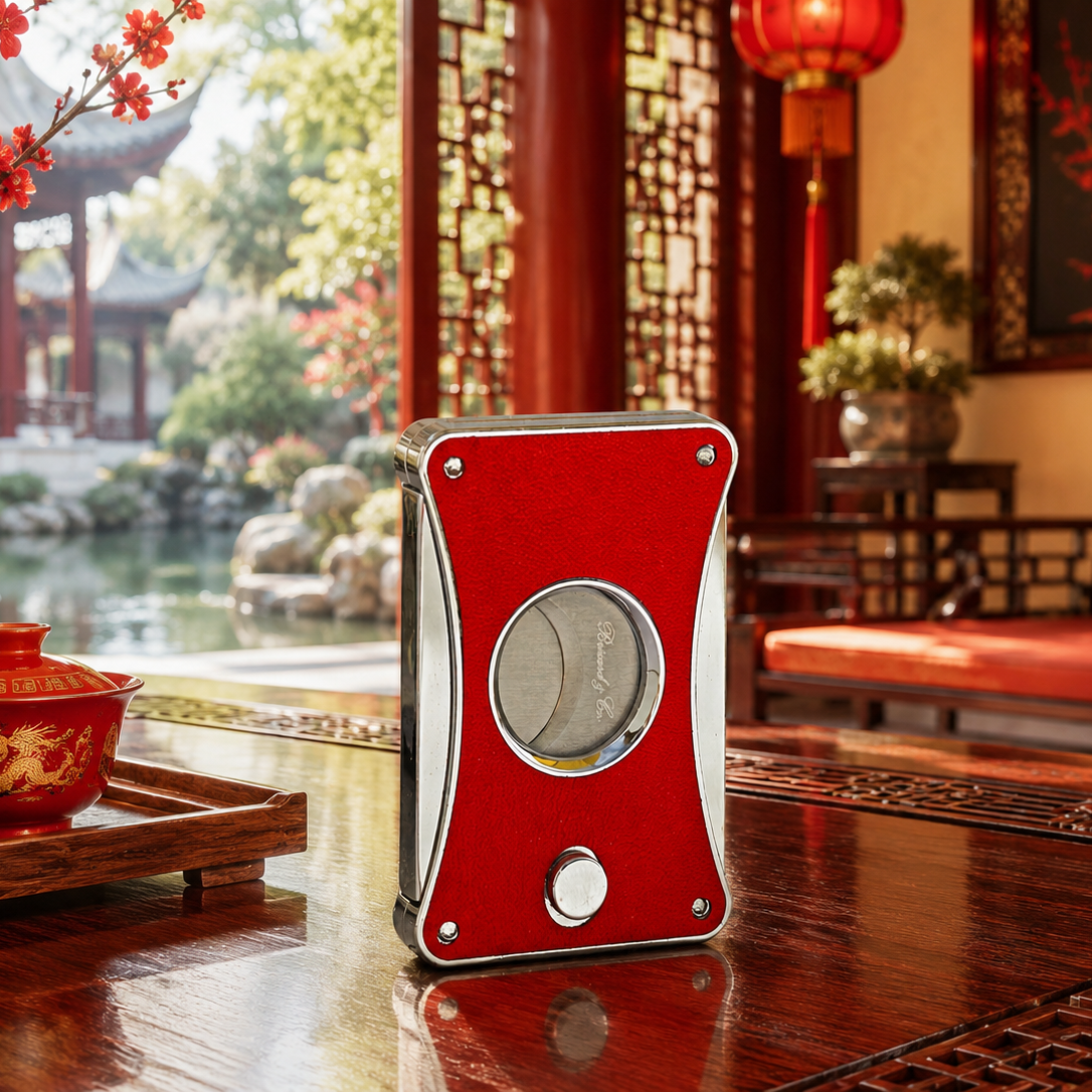 The "Elite Series 2" Cutter - Red Leather