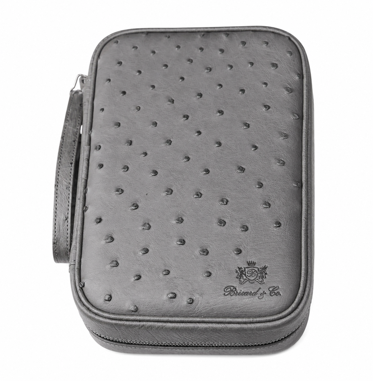 Havana Traveler - Gray Ostrich