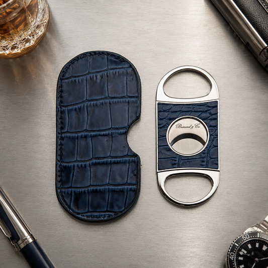 Double Guillotine Series 2 Cutter - Indigo Croco Pattern