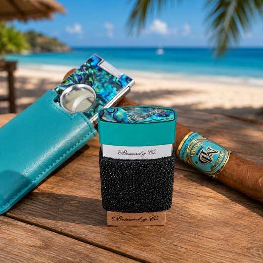 Venezia Lighter - Abalone and Stingray Leather Collection