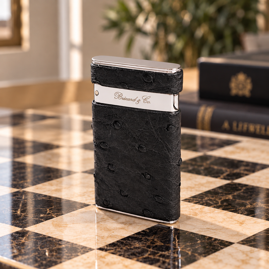 The "Sottile" Lighter - Ostrich Black