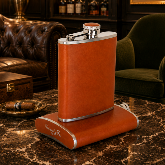 The Flask - Tan Leather