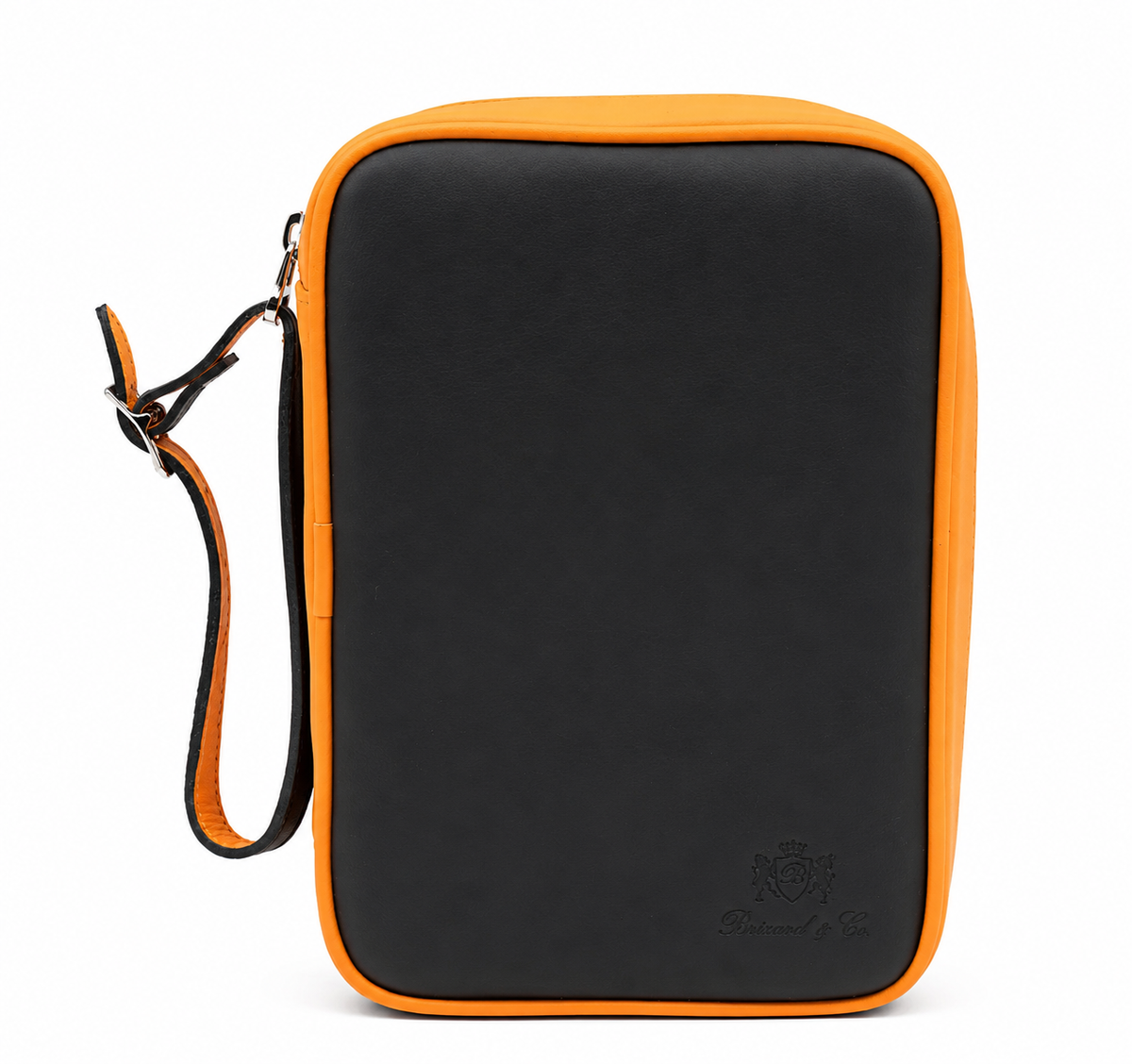 Havana Traveler - Black and Orange Leather