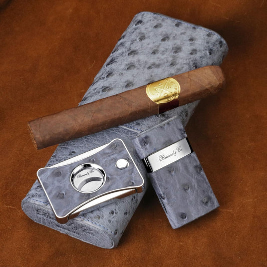 The "Elite Series 2" Cutter - "American Blue Jeans" Ostrich