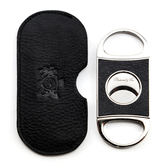 Double Guillotine Series 2 Cutter - Black Leather