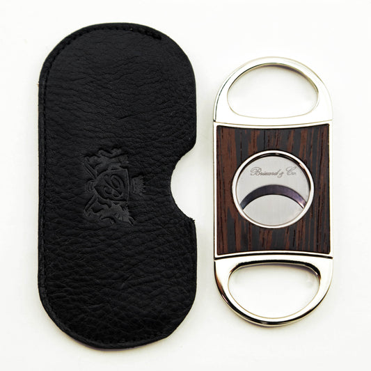 Double Guillotine Series 2 Cutter - Wenge and Black Leather