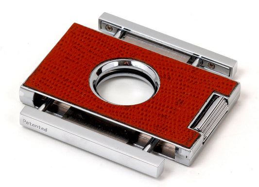 The "Elite" Cigar Cutter - Lizard Pattern Havana