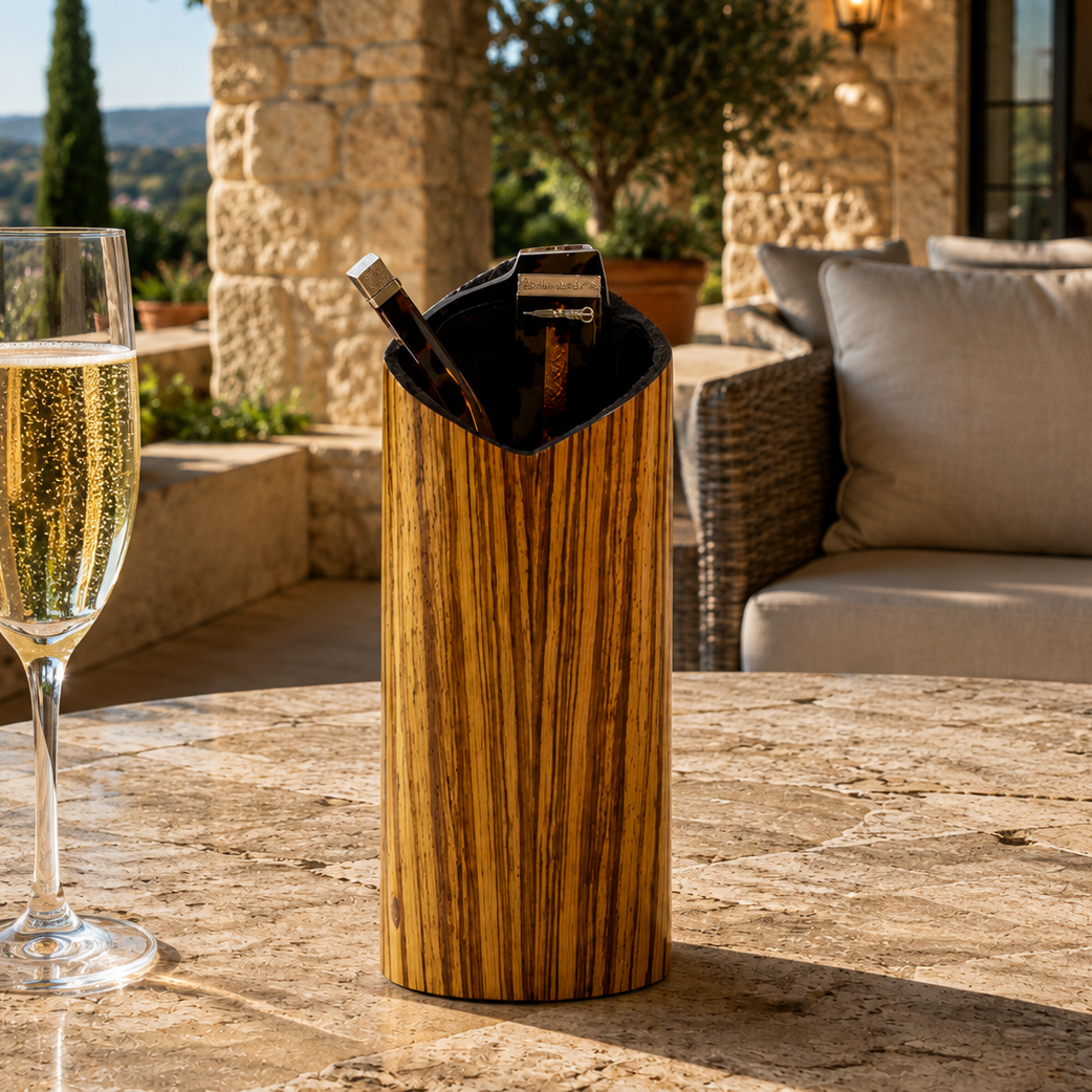 The Luxury Eyewear Stand - Zebrawood