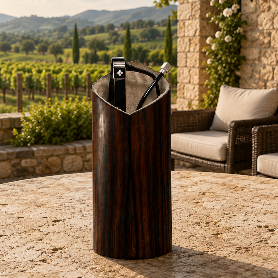 The Luxury Eyewear Stand - Macassar Ebony