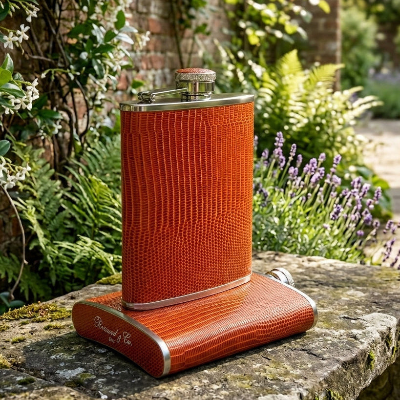 The Flask - Lizard Pattern Havana