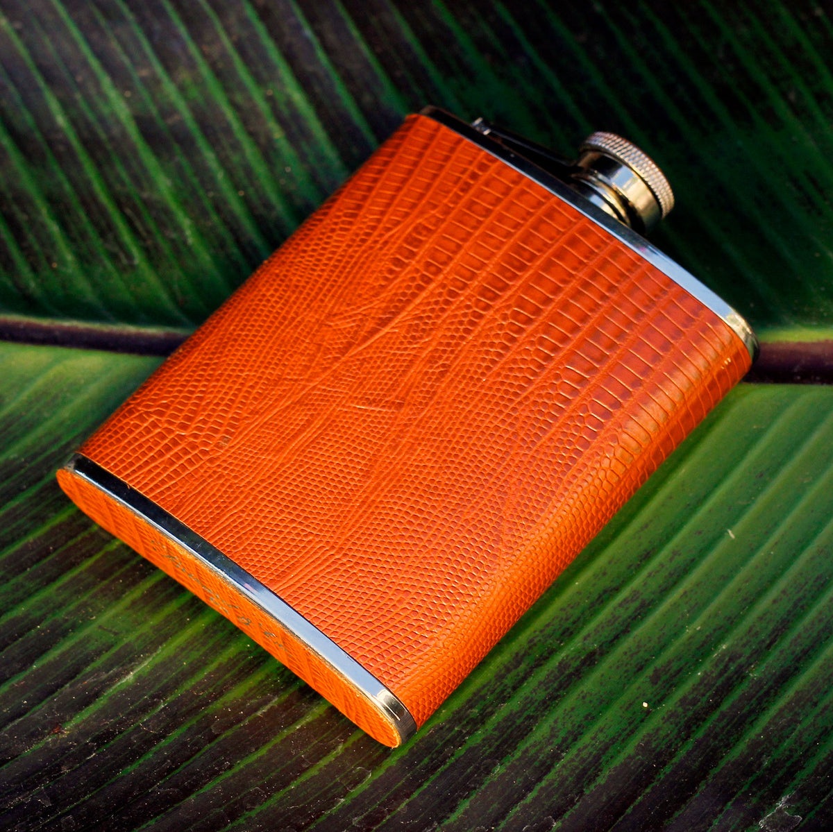 The Flask - Lizard Pattern Havana