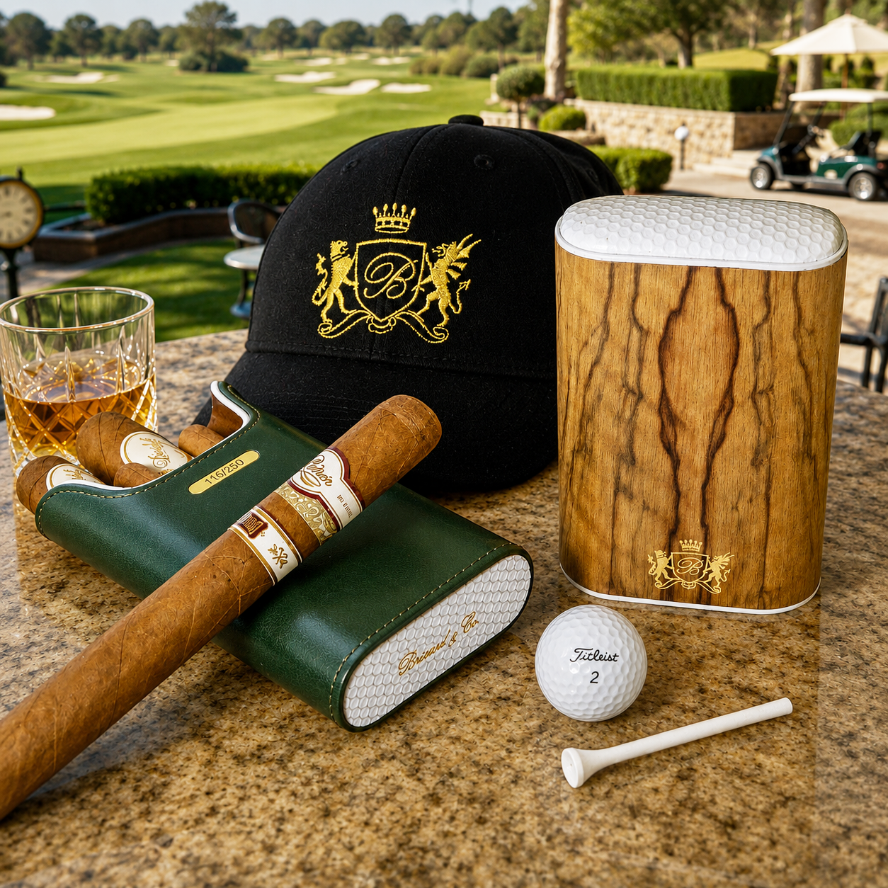 The "Show Band" 3 Cigar Case - Golf Heritage Collection (Limited Edition)