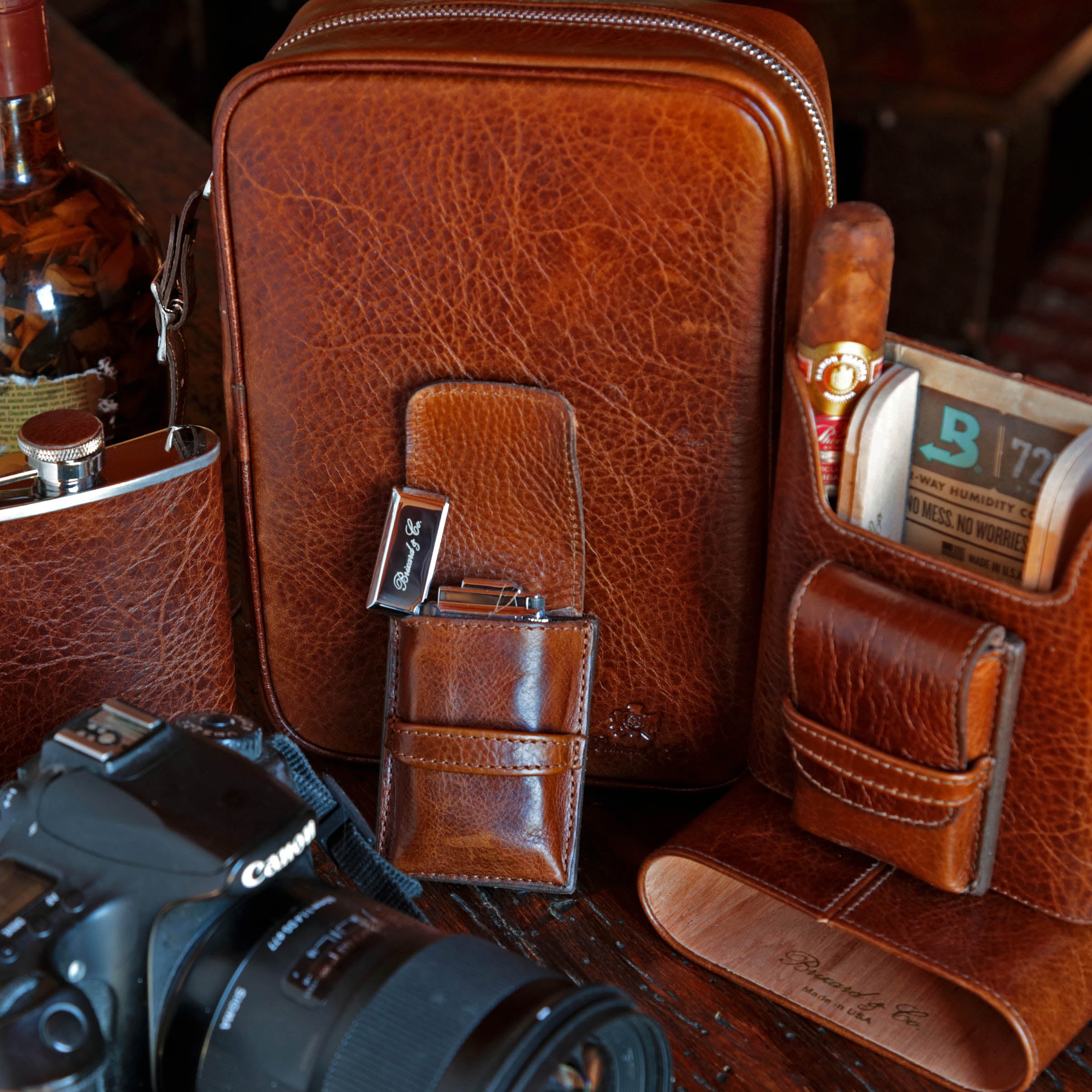 Havana Traveler - Antique Saddle Leather – Brizard & Co.