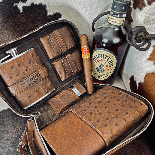 Havana Traveler - Ostrich Antique Saddle