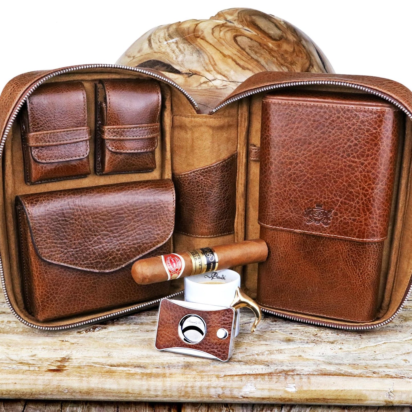 Havana Traveler (Valuables Pouch) - Antique Saddle Leather