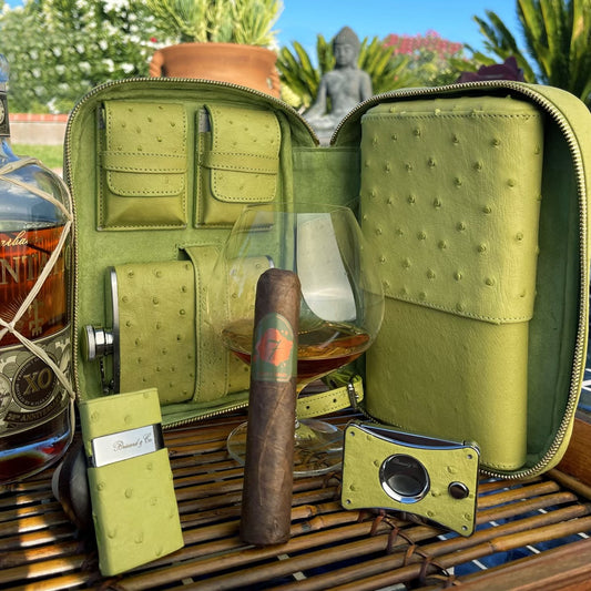 Havana Traveler - Matcha Ostrich