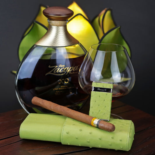 The "Sottile" Lighter - Matcha Ostrich
