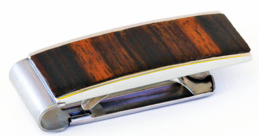 Money Clip - Macassar Ebony