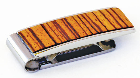 Money Clip - Zebrawood