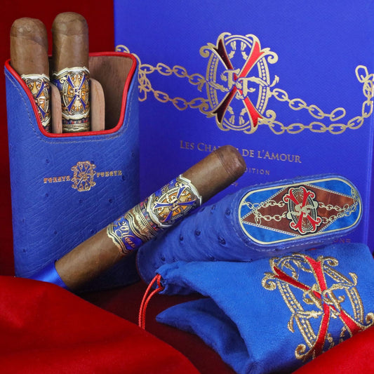 The "OpusX" Cigar Case - Limited Edition (Blue)