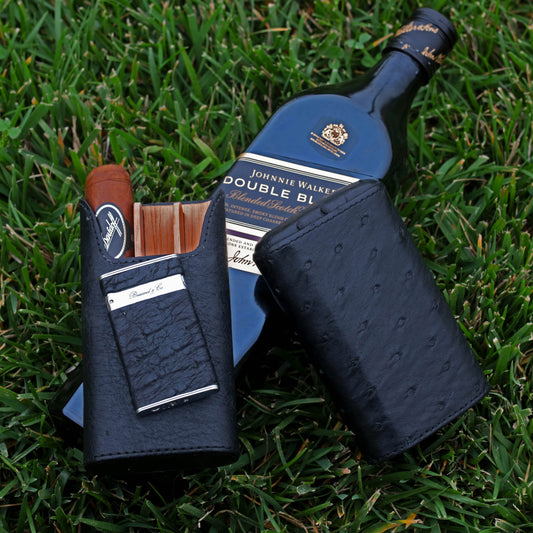 The "Sottile" Lighter - Ostrich Black