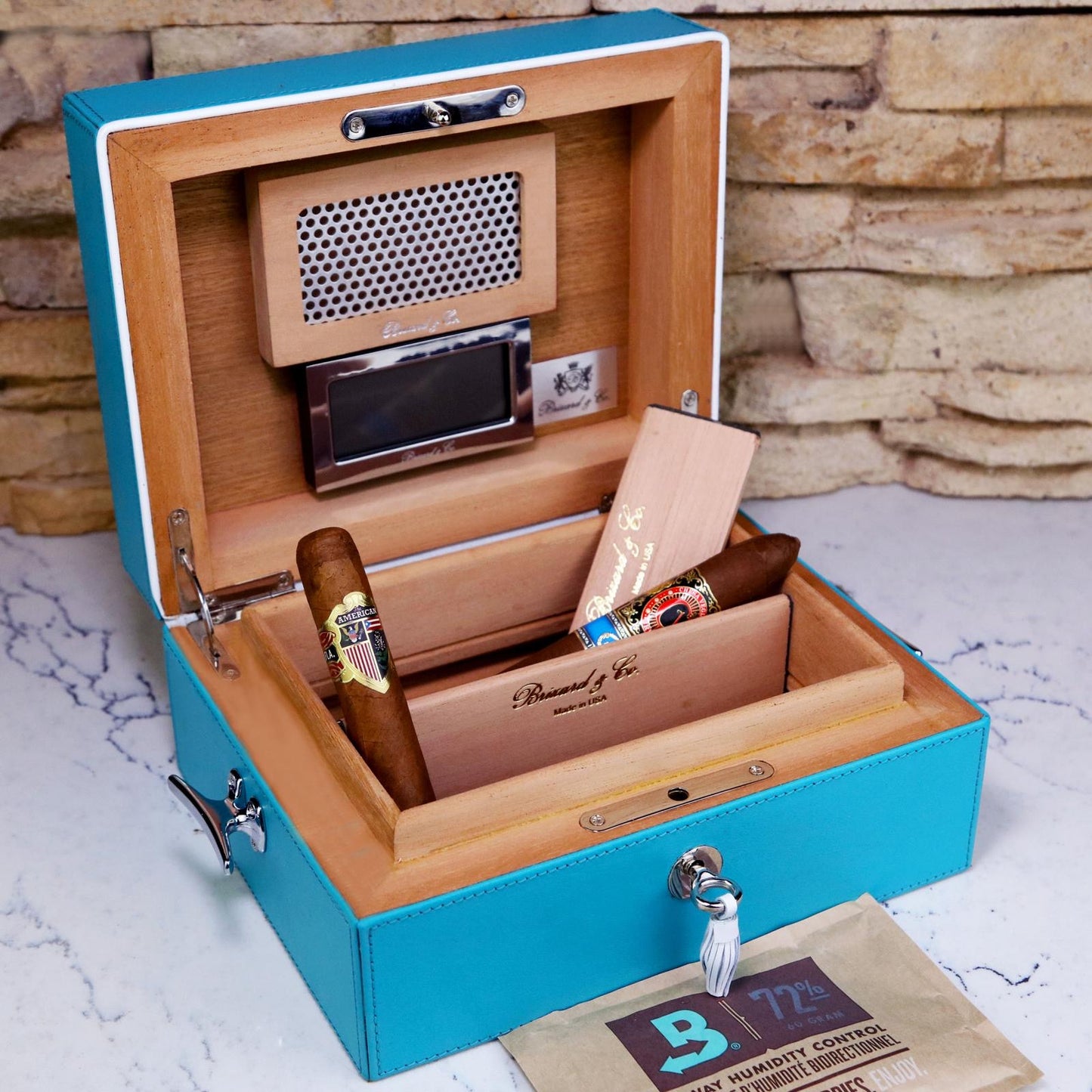 The "Airflow" Cigar Humidor - Positano Collection (13/15 Count)