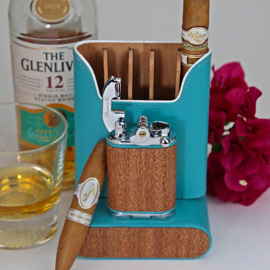 The "Show Band" 5 Cigar Case - Positano Collection